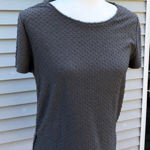 The limited gray textured tunic shirt